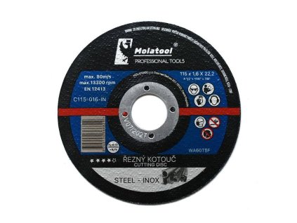 121266 Kotouc rezny Profi 115 x 1 6 x 22 2 mm MT 0z