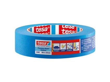 138243 Paska maskovaci na okna 4440 UV 26 tydnu 50 m x 30 mm modra 0a