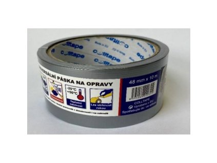 138643 Paska textil stribrna 48 mm x 10 m DUCT 0z