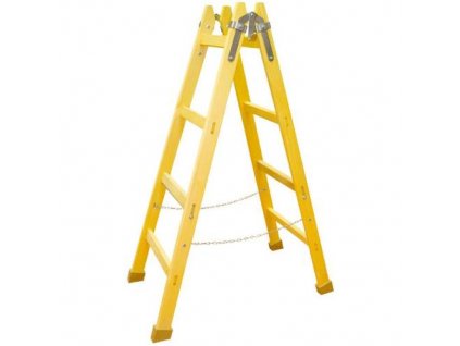 Štafle dřevěné PROFI, 12 příček, L = 376,5 cm, ENPRO