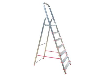 Schůdky Al, 7 příček, nosnost 120 kg, ALVE 2917