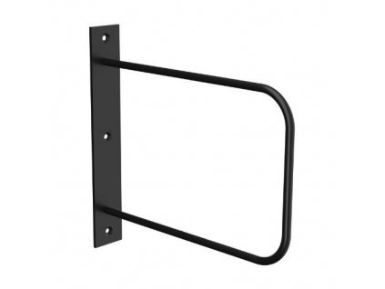 148362 Konzole Bend 22 x 23 cm matna cerna 0z