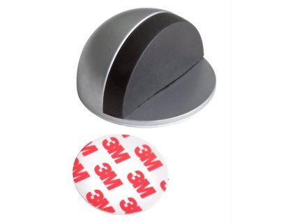 148441 Zarazka dverni 44 x 25 mm samolepici matny chrom 0z