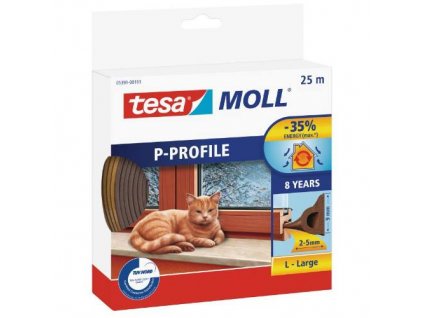 148620 Tesneni do oken a dveri guma P 9 x 5 5 mm x 25 m bile 0a