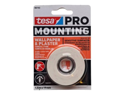 148820 Paska montazni oboustranne lepici penova 66743 na tapety a omitky 1 5 m x 19 mm 0z