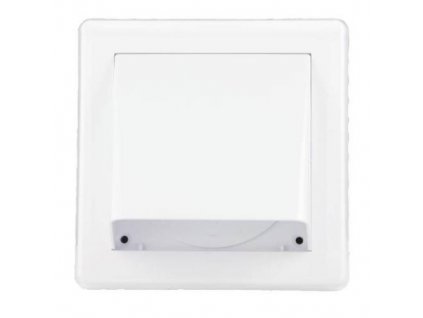 Mřížka větrací gravitační - klapka VM, 150 x 150 mm GK/100 mm, bílá 0239