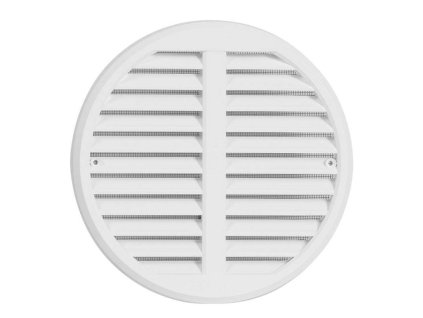 149205 Mrizka vetraci kruhova krytka stavitelna se sitovinou VM 125 160 mm KS bila 0415 0z