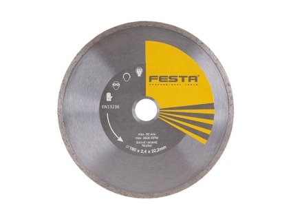 Kotouč diamantový FESTA plný 180x2.4x22.2mm