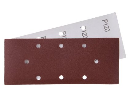 Papír brusný 93x230mm P120 8otvorů 5ks
