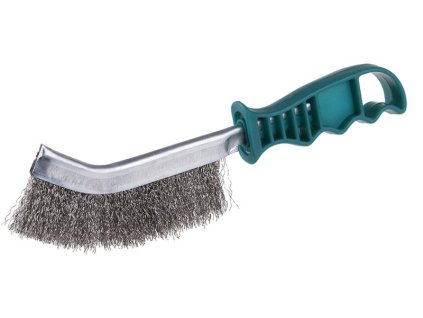 Kartáč ruční nerez vlnitý 270mm plastová rukojeť