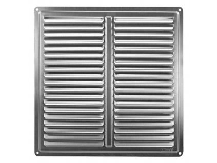 Mřížka větrací - krytka NVM, 250 x 250 mm K, nerez 0712
