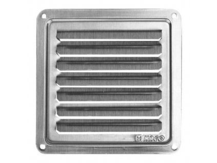 Mřížka větrací - krytka NVM, 100 x 100 mm K, nerez 0709