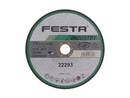 Kotouč řezný FESTA INDUSTRY na kámen 180x3x22.2mm