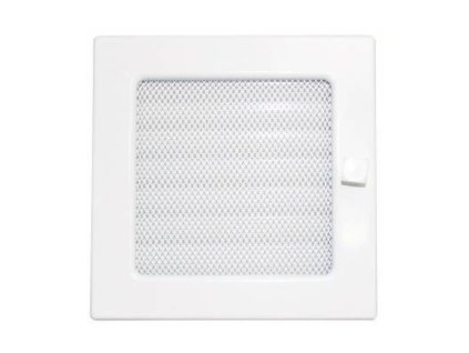 149367 Mrizka krbova uzaviratelna s rameckem a sitovinou LKM 170 x 170 mm bily lak 0718 0z