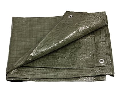 PE plachta zakrývací 2x2m 70g/1m2 zelená
