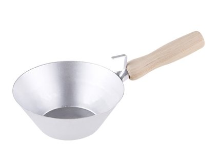 Naběračka zednická ocel FESTA 160mm dřevěná ručka