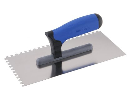 Hladítko nerezové 130x270mm zub 4x4, dvousl. rukojeť G-11 241