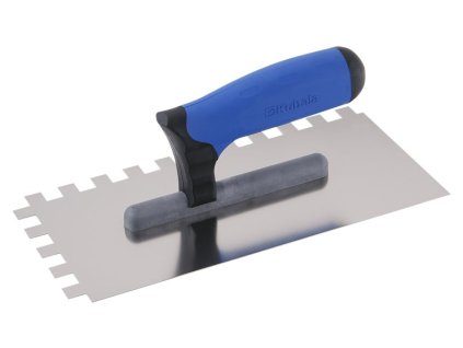 Hladítko nerezové 130x270mm zub 12x12, dvousl. rukojeť G-11 245