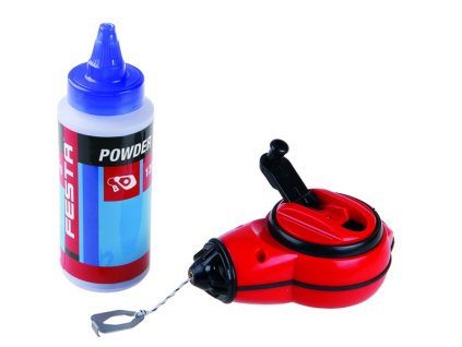 Sada šňůra značkovací rychlonavíjecí FESTA (BRNKAČKA) ABS 30m + pudr 125g