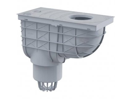 Lapač střešních splavenin přímý DN Ø 110 mm, šedá, ENPRO