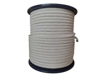Lano pletené s jádrem PA 10 mm, 100 m, bílé, ENPRO