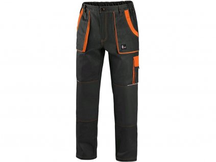 Kalhoty CXS LUXY JOSEF, pánské, černo-oranžové