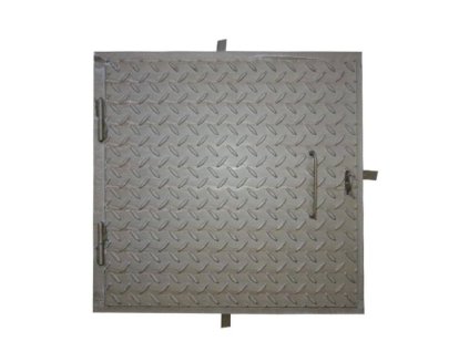 151505002 Poklop na sachty 50 x 50 cm stribrna 0a