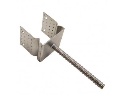 155410 Patka kotevni do betonu Typ U 60 x 60 x 4 s prolisem 0a