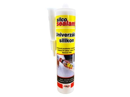 165048 Silikon univerzalni jednoslozkovy 310 ml bily SILCO 0z