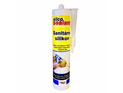 165053 Silikon sanitarni jednoslozkovy 310 ml transparentni SILCO 0z