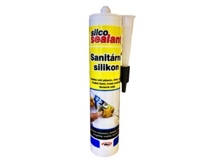 165054 Silikon sanitarni jednoslozkovy 310 ml sedy SILCO 0z