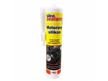 Silikon vysokoteplotní motorový 275 °C, 310 ml, červený, SILCO