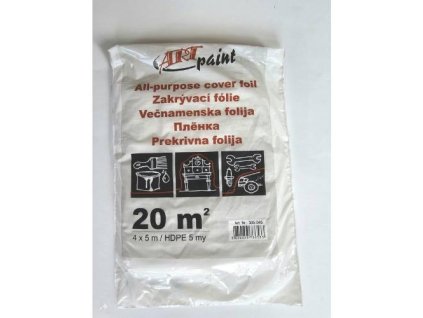 166759 Folie zakryvaci HDPE 5 m 4 x 5 m prusvitna 0z