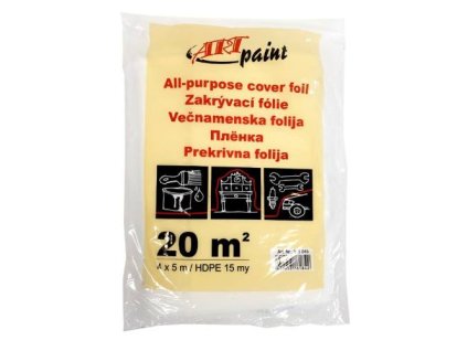 166760 Folie zakryvaci HDPE 15 m 4 x 5 m prusvitna 0z