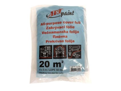 166762 Folie zakryvaci LDPE 50 m 4 x 5 m neprusvitna 0z