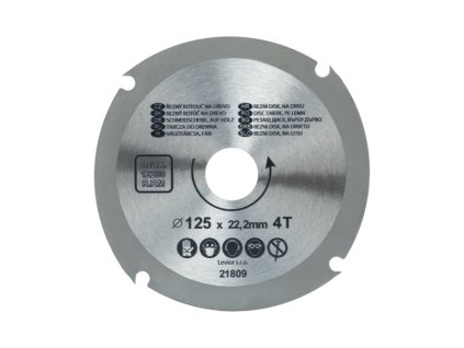 Řezný kotouč na dřevo 125mm