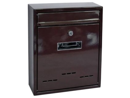 150202Q Schranka postovni FLATBLOCK 260x90x310 mm postovni hneda 0a