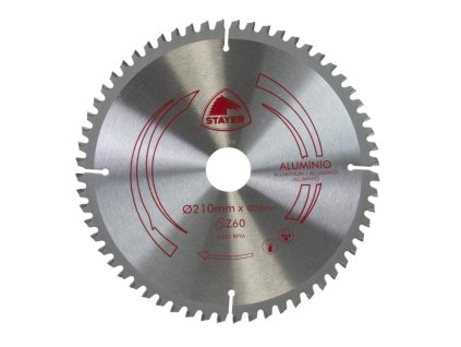 3772138 Kotouc pilovy na hlinik 210 x 2 5 x 30 mm Z 60 STAYER 0a