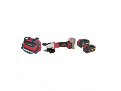377SETAGBL2025 Bruska uhlova aku AGB L2025 115mm 18V 2 baterie 5Ah taska STAYER 0a