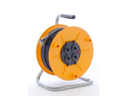 4591000120 Kabel prodluzovaci HOBBY PKB275Z 50m 230V civka 4 zasuvky 0a