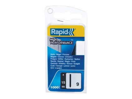 463109538 Hrebiky High Performance 9 15mm 1000ks blistr RAPID 0a