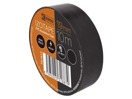 82F61912 Paska izolacni 19 mm x 10 m cerna 0a