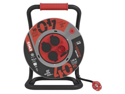 82P08440 Buben 4 zasuvky 40m 2 5mm guma neopren 0a