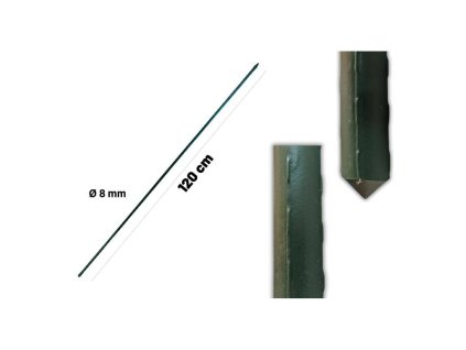 145651Q Tyc zahradni poplastovana 120 cm x 8 mm Garden SB 2a