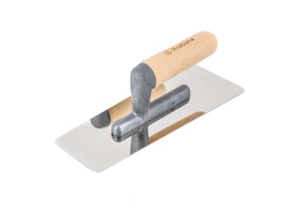 KU0456 Hladitko nerezove benatske 80 x 200 mm drevena rukojet 1z