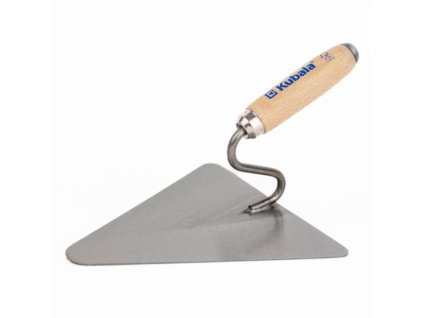 KU0804 Lzice ocel trojuhelnik 200 x 190 mm tl 1 2 mm drevena rukojet 0z