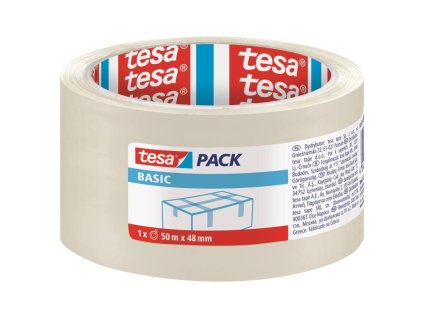 138450 Paska balici Basic 50 m x 48 mm transparentni TESA 0a
