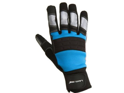 L280710K Rukavice mechanicke L280710P cerno modre vel 10 LAHTI PRO 0a