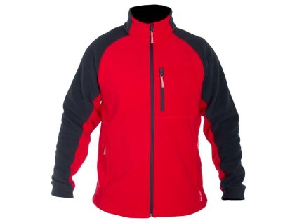 LPBP1L Bunda flisova cerveno seda L 170 176 LAHTI PRO 0a