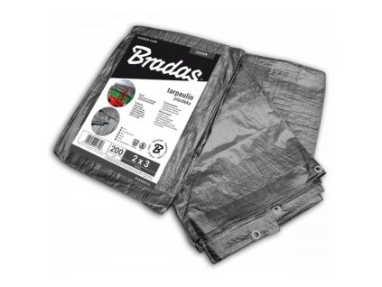 125162Q Plachta zakryvaci 3 x 5 m 200 g m2 seda 0a